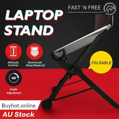 $29.95 • Buy Portable Folding Laptop Stand Adjustable Notebook Computer Rack Holder Bracket