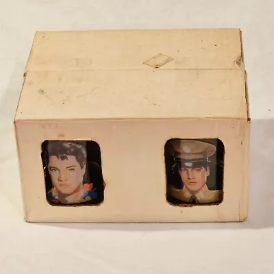 NEW Elvis Presley 10oz Collectible Portrait Drinking Highball Glasses • $59.95