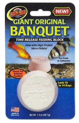 Zoo Med Giant Original Banquet Fish Feeding Block 1.4 Oz • $5.95