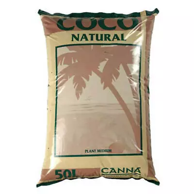 Canna Coco Natural Coir 50L Hydroponic Growing Media Soil • £16.99