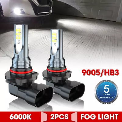 2Pcs HB4 9006 Canbus LED Headlight Conversion Kit 6000K Super White Bulbs • $22.39