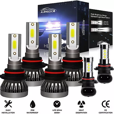 For Toyota Corolla 2005 2006 2007 2008 6x LED Headlight High Low+Fog Light Bulbs • $35.99