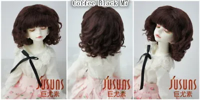 JD012 Curly Mohair BJD Wigs Lati OB11YOSD MSD SD Blythe Wig Wholesale Doll Hair  • $25.79