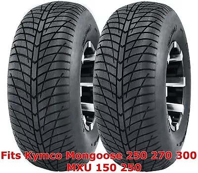 (2) Kymco Mongoose 250 270 300 MXU 150 250 Front 21x7-10 Hi-speed ATV Tires • $107