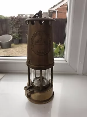 Eccles All Brass M & Q Type 6 Miners Pit Lamp Working 1980 • £95