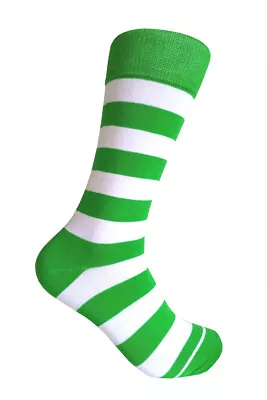 Men's Mid-calf Various Colors Multi-occasion Stripes Dress Socks • $11.95