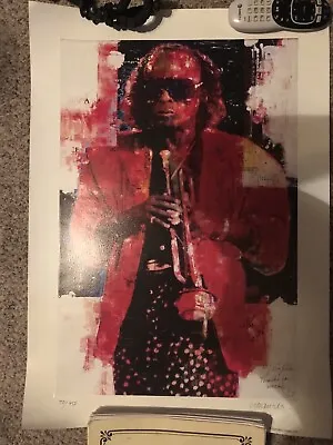 Sid Maurer Miles Davis Lithograph 70/950 Hand Signed And Personalized • $750