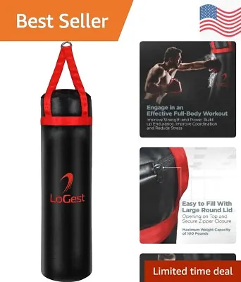 Hanging Punching Bag - MMA Karate Judo Muay Thai Kickboxing - 100 Lbs • $66.97