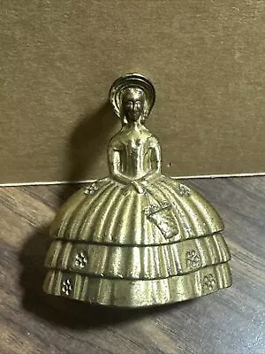 Vintage Brass Welsh Lady Bell With Clanger In Good Working Order • $12.99