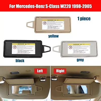 R&L Side Sun Visor Mirror Frame Cover For Mercedes-Benz S-Class W220 1998-2005 • $22.26