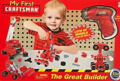 NIB My First Craftsman - The Great Builder Construction - 550 Pc Set • $39.85