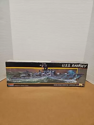 Monogram USS RAMSEY Guided Missile Destroyer Model Kit #3011 - NEW SEALED  • $39.99