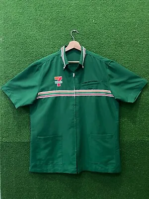 Vintage Japanese Brand Uniform 7 Eleven Full Zipper Large Size On Tag • $99