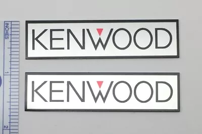 Kenwood Badge Logo Emblem Pair - Use On Speakers Amps Turntables Etc • $10