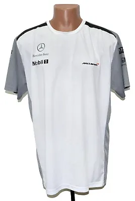 Formula 1 Vodafone Mclaren Mercedes Shirt Jersey 2014 Button Era Size L • $35.99