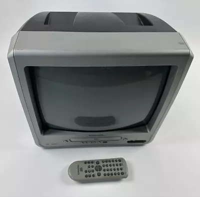 Magnavox MWC13D6-13  TV/DVD Combo W/Remote Gamer CRT TV Tested Working • $89.95