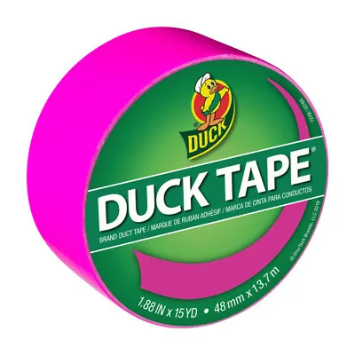 Color Duck Tape® Brand Duct Tape - Fluorescent Lilac 1.88 In. X 15 Yd. • $11.75