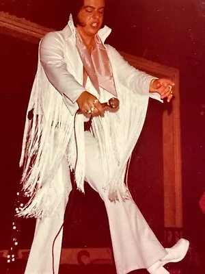 M4 Photograph Handsome 1980's Elvis Impersonator Lookalike Legends In Concert • $17.50