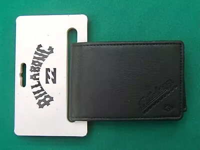 New Billabong Dimension Bi-Fold Mens 00116 Black Leather Mens Wallet RBCK-212 • $20.69
