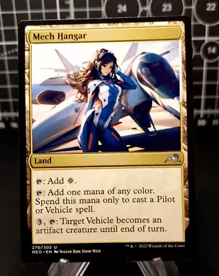 Altered -  Mech Hangar Kamigawa: Neon Dynasty WAIFU Layered With Vinyl • $3.49