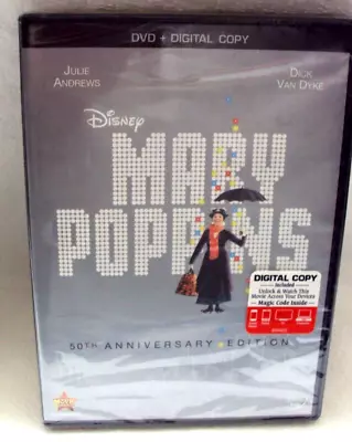 Mary Poppins (50th Anniversary) (DVD-1964) DIGITAL COPY-HYPE STICKER-NEW SEALED • $9