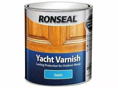 Ronseal Yacht Varnish Satin 500ml • £19.89