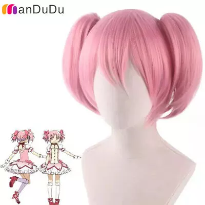 Puella Magi Madoka Magica Kaname Madoka Akemi Homura Cosplay Wigs School • $18.89