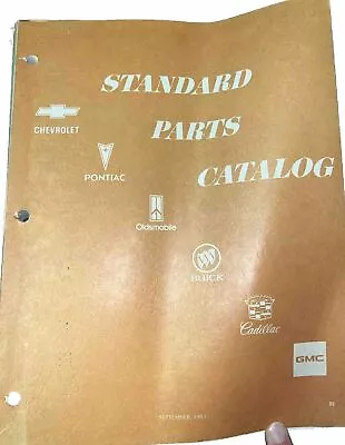 GM Standard Parts Catalog September 1983 Unique Find Great Condition • $45