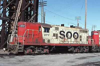 Original Train Slide SOO #377  02/1981 Minneapolis MN #20 • $4.20