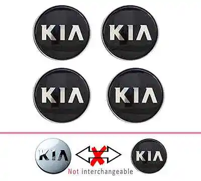  Kia Wheel  Center Hub Caps Black  Sorento  Sedona Rio Soul 52960-3W200 4PCS  • $18.98