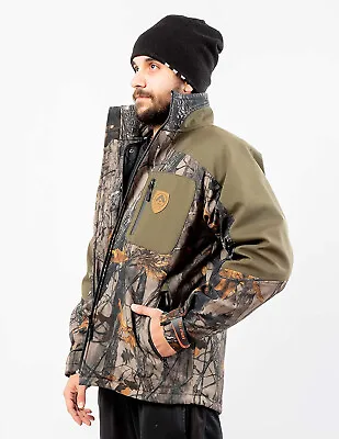 ARES SPORT L Camo Tactical Military Hinting Zip 2 In 1 Interchange Coat Jacket • $98