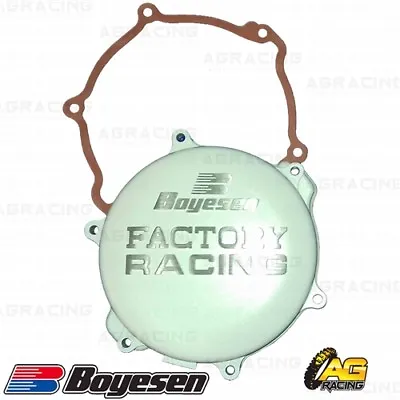 Boyesen Factory Racing White Clutch Cover For Yamaha YZ 125 2005-2018 • £115.95