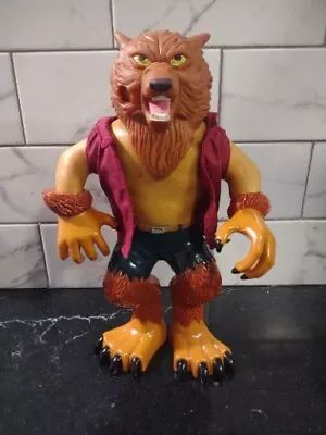 STRETCH SCREAMERS 14  WOLFMAN Electronic MANLEY/TOY QUEST Tested Works • $49.99