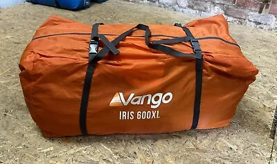 Vango Iris 600XL (Orange) - 6 Berth Man Family Camping Tent • £349.99
