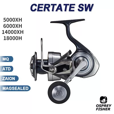 Daiwa CERTATE SW Spinning Fishing Reel ZAION Magsealed Saltwater Reel • $870.99