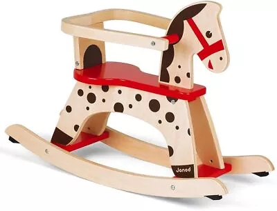 Janod - Caramel Wooden Rocking Horse - Toddler Toy - Learning Balance - For Chi • £137.45