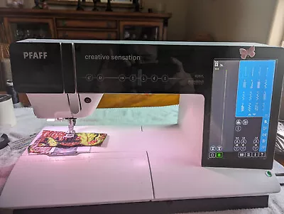 $1900 • Buy PFAFF CREATIVE SENSATION Sewing, Embroidery, & Quilting Machine + Extras.