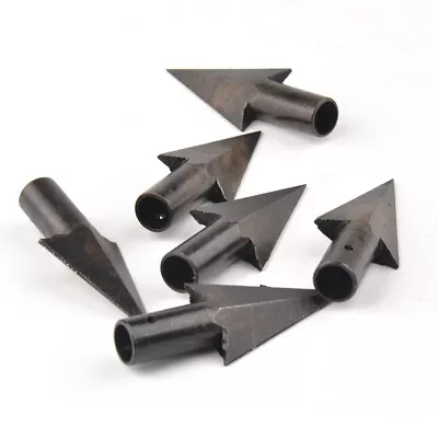 6X Archery Arrowheads Arrow Heads Tips Medieval Metal Hunting For DIY Wood Arrow • $16.44