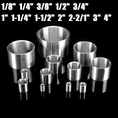 $3.86 • Buy All Thread Connector Sleeve Rod Bar Stud Round Tube Long Nuts A2 Stainless Steel