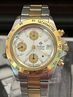 Vintage Zodiac Chronograph Watch • $499.95