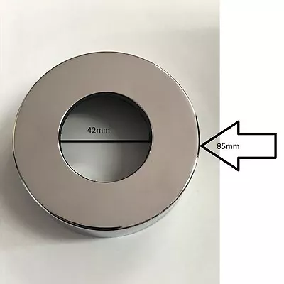 £14.99 • Buy Wall Flange /Pipe Cover Plate/Back Plate Chrome