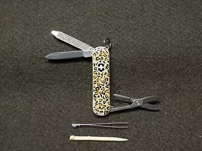 Victorinox Swiss Army Knife  Classic  Limited Edition Leopard Design Unused • $29.95