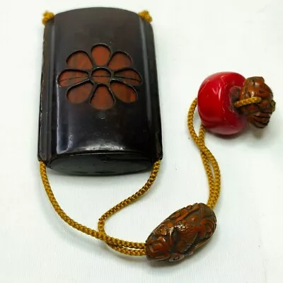 Edo Period Antique Inro Netsuke Wood　 • £295.82