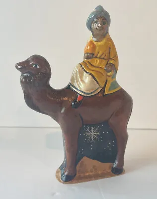 Vaillancourt Folk Art Christmas Nativity Wise Man King Gaspar Camel 2014 #122 • $235