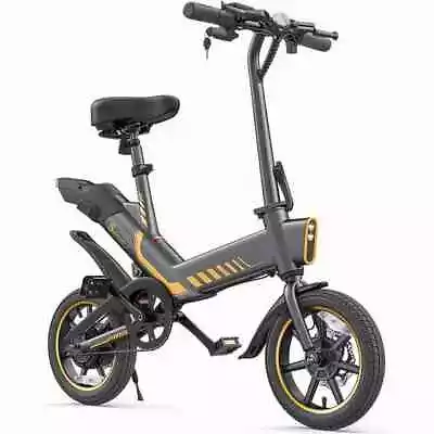 Electric Bike 14  Folding Mini Electric Bicycle For Adults Teens EBike W/Pedals! • $399.99