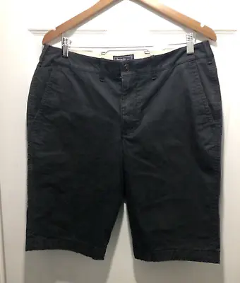 Abercrombie & Fitch Shorts Men Size 34 Chino Navy Stretch Pockets Casual Beach • £22.99