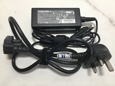 £7.99 • Buy Genuine Toshiba Laptop Charger 19v - 1.58a 30w With Power Lead Ref:2933