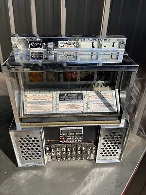 Seeburg Stereo Consolette Wallbox Jukebox Vintage Original  Sold As Is For Parts • $139.99