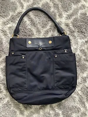 Marc Jacobs Preppy Nylon Hobo Bag Navy Excellent • $35