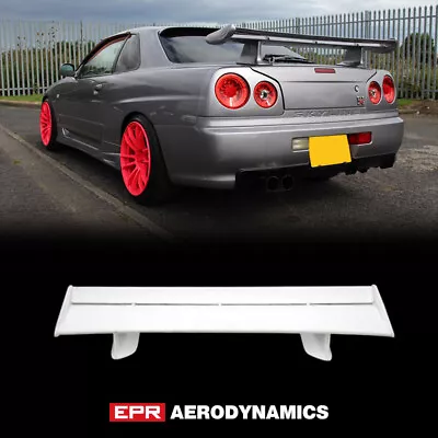 For Nissan R34 Skyline GTR OE Style Rear Spoiler Wing With Blade + Caps + Stand • $487